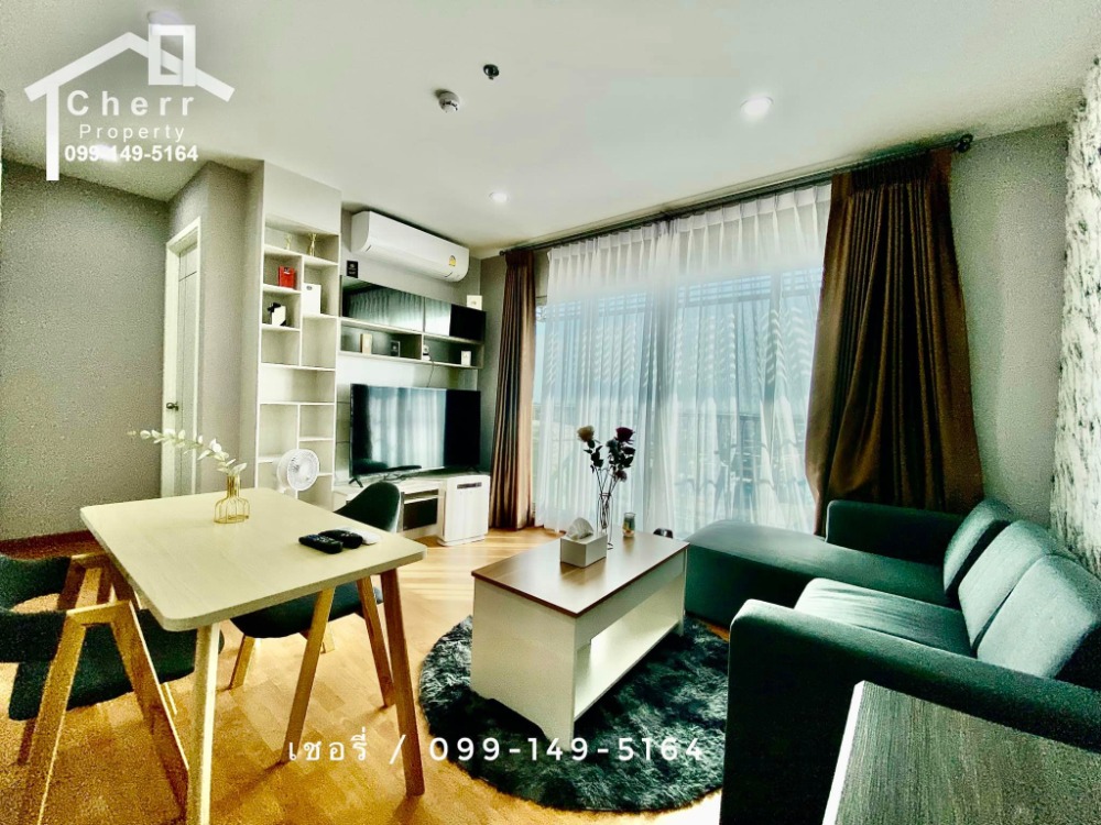 For RentCondoSamut Prakan,Samrong : LV079 Condo for rent The President Sukhumvit-Samutprakarn Large corner room, beautiful, new, fully furnished, complete with electrical appliances, good wind, no buildings blocking it, at night the lights are very beautiful, next to BTS Phraeksa / call 099