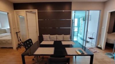 For RentCondoRatchadapisek, Huaikwang, Suttisan : Condo for rent, large room, fully furnished, CENTRIC Ratchada-Sutthisan, 64 sqm., near MRT
