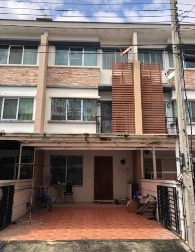 For RentTownhouseKaset Nawamin,Ladplakao : ✅ Townhome for rent, Town Plus, Kaset Nawamin, beautiful house, ready to move in