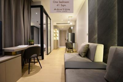 For RentCondoRama9, Petchburi, RCA : Condo for rent, Ashton Asoke, Rama 9, size 41 sqm., fully furnished, luxurious