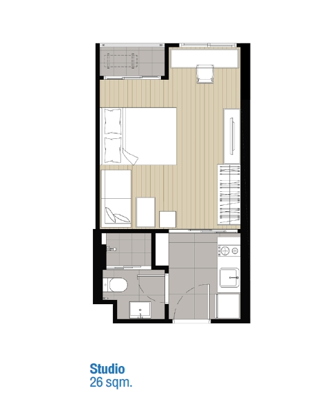 For SaleCondoPinklao, Charansanitwong : Studio room 26 sq m. Ready to move in, 1.97 million, free transfer!!!! Please come here. Make an appointment to see the project now Oil : 098-292-4151