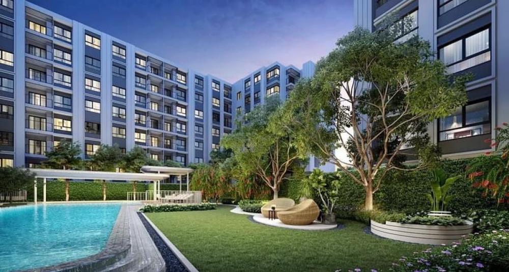 Sale DownCondoChachoengsao : Sale down payment 2 bedrooms, Escent Ville Chachoengsao, fully furnished condo next to Robinson