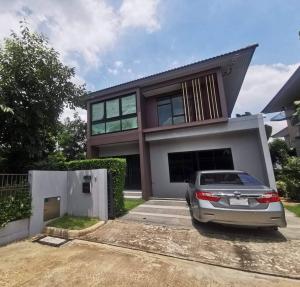 For RentHousePathum Thani,Rangsit, Thammasat : House for rent Burasiri Rangsit, good quality project, good location