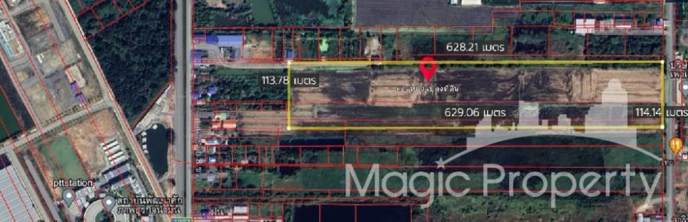 For SaleLandAyutthaya : Land For Sale 45 Rai in Sananp Thuep, Wang Noi, Ayutthaya