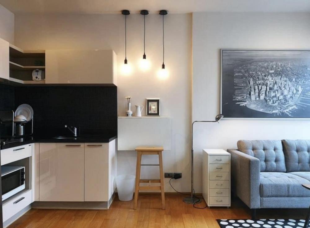 For SaleCondoWongwianyai, Charoennakor : 35sqm ชั้น 26 ขายพร้อมสัญญาเช่า 1 ปี