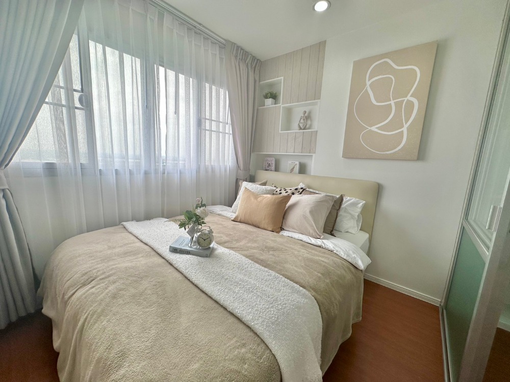 ขายคอนโดบางนา แบริ่ง ลาซาล : JAPANDI X MUJI ห้องสวยวิวดี บิ้วอินจัดเต็ม