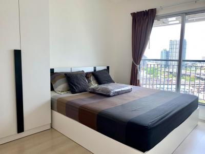 For RentCondoOnnut, Udomsuk : Condo for rent, Aspire Sukhumvit 48, 38 sq m., spacious room, fully furnished, near BTS Phra Khanong, only 650 meters..