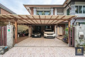 For SaleHouseNawamin, Ramindra : Single detached house for sale, Villa Ramintra, 76.6 sq.wa., behind the corner, beautifully decorated in Modern Loft style, very good condition, ready to move in, convenient transportation, in and out of many routes 🏡