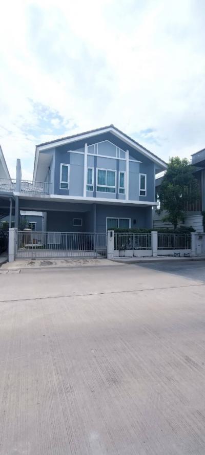 For SaleHousePathum Thani,Rangsit, Thammasat : House for sale, Perfect Park Ratchaphruek - Pathum Thani project, size 40.7 sq m., negotiated, ready to finish