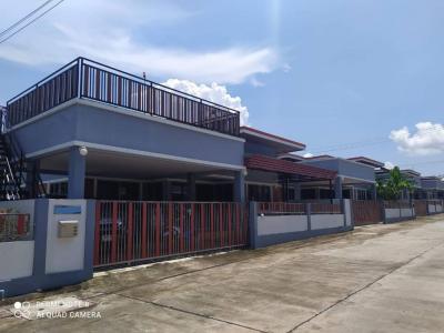 For SaleHouseRayong : House for sale Rungrueng Village, Rasami 3, Nikhom Phatthana District, Soi 9, Rayong Province, one floor, 3 bedrooms, 2 bathrooms (ST-02)