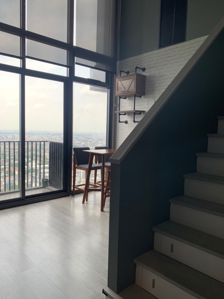 For RentCondoOnnut, Udomsuk : for rent The Line 101 1 bed duplex high floor 🌿🌤