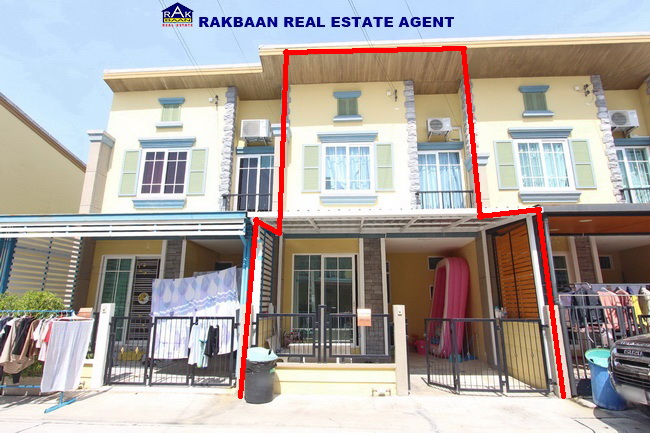 For SaleTownhouseBang kae, Phetkasem : Townhome for sale, Golden Town Bang Khae, near The Mall Bang Khae, 2 floors, 17.3 sq m., 4 bedrooms, 2 bathrooms, kitchen extension, ready to move in