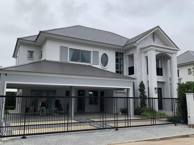 For SaleHouseLadkrabang, Suwannaphum Airport : 2-storey detached house for sale, 156 square meters, in the new Krungthep Kreetha area Perfect Masterpiece Rama 9-Krungthep Kreetha, beautifully decorated with tenants.