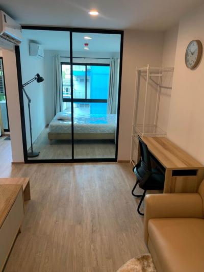 For RentCondoChaengwatana, Muangthong : 📣For rent, Condo Hi Chaengwattana 19 (HI Chaengwattana 19), brand new room. Complete furniture and electrical appliances ready to move in At the entrance of the alley next to the pink train station Opposite Central Chaeng Department Store, near the expres