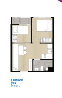 For SaleCondoPinklao, Charansanitwong : 🔥The last room, the most Rare Item in the project 🎉 Room 1bedroom Hybrid, 34 square meters, Chao Phraya River view North (not hot) The project room is ready to move in.
