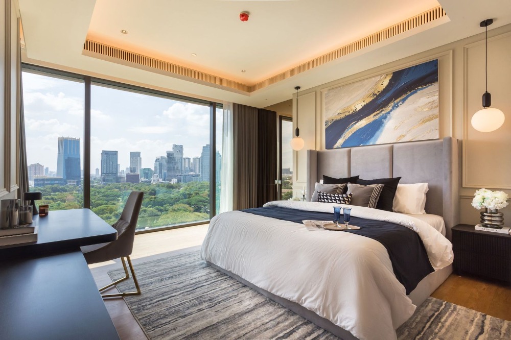 For RentCondoWitthayu, Chidlom, Langsuan, Ploenchit : ✅ For Rent - Sindhorn Tonson, Super Luxury Class, fully furnished. Lumpini Park View ready to move in