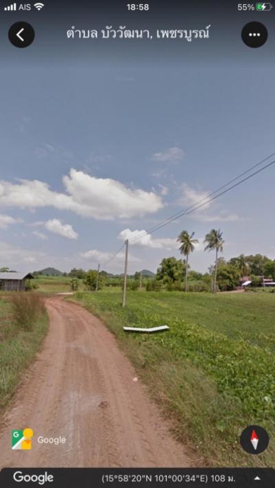 ขายที่ดินเพชรบูรณ์ : ขายที่ดินเปล่า โฉนด 38 ไร่ ต.บัววัฒนา อ.หนองไผ่ จ.เพชรบูรณ์ ใกล้แหล่งชุมชน ห่างจากถนนสาย 21 เพียง 4.3 กม.บรรยากาศดี เงียบสงบ วิวเขา น้ำไม่ท่วม