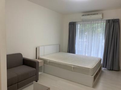 For RentCondoLadprao101, Happy Land, The Mall Bang Kapi : Condo for rent: Aspire Ladprao 113 25 sq m. Beautiful room, ready to move in, good atmosphere, fully furnished...