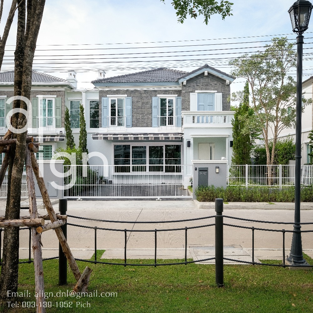 For RentHouseBangna, Bearing, Lasalle : Anya 2 storey house 3 bedroom 3 bathroom Park view