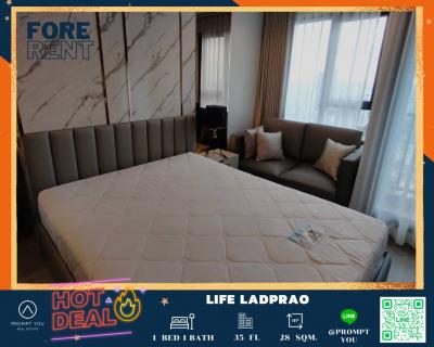 ให้เช่าคอนโดลาดพร้าว เซ็นทรัลลาดพร้าว : 🔥 Life Ladprao 🔥 ห้องสวย พร้อมเข้าอยู่ ราคาพิเศษ //สอบถามเพิ่มเติม LineOfficial :@Promptyou
