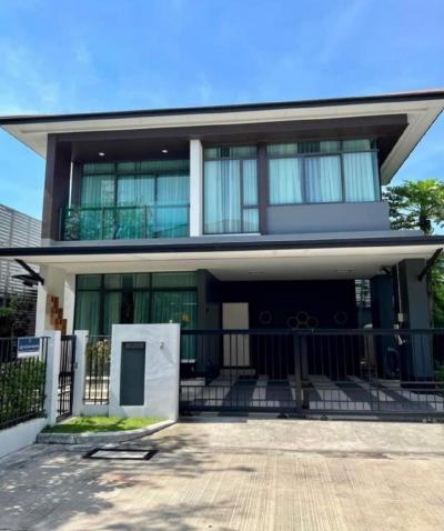For RentHousePattanakan, Srinakarin : 💥Single house for rent 📍Setthasiri Krungthep Kreetha near Samitivej Srinakarin Hospital 💥 Rental price 60,000 baht / month only!!!! 💥