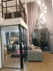 For RentCondoRama9, Petchburi, RCA : IDON145  IDEO New Rama9 Duplex 📌 2bedrooms, 21st Floor, 26,000 baht 099-251-6615