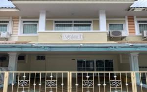 For RentTownhouseNawamin, Ramindra : 2 storey townhouse for rent, partially furnished Ramintra area, km 4