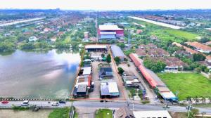 For SaleLandPathum Thani,Rangsit, Thammasat : Land for sale 4-1-15 rai, next to Khlong 3 Road, near DD Marche Market. Rangsit-Nakhon Nayok