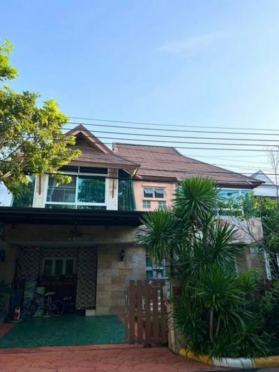 For SaleHouseKaset Nawamin,Ladplakao : 6511-406 House for sale Kaset-Nawamin. Nuanchan village, 4 bedrooms, with a multipurpose room, new addition