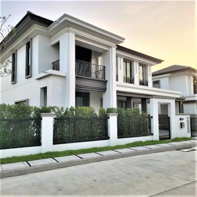 For RentHousePathum Thani,Rangsit, Thammasat : 🌼✨🎉Ready to rent, a large detached house, golf course view, Pathum Thani-Rangsit area, fully furnished, ready to move in, can make an appointment to see it 🎉✨🌼