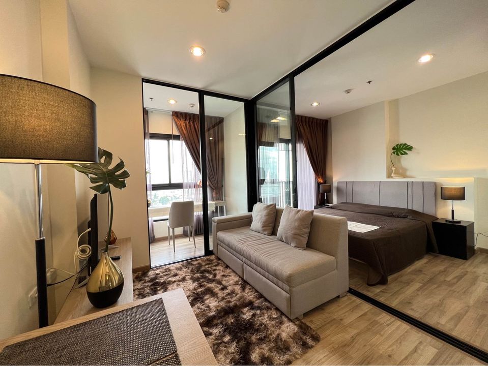 For RentCondoWongwianyai, Charoennakor : Condo for rent Niche Mono Charoen Nakhon View of the curve of the Chao Phraya River, just 10 minutes. Highlights of room 752/398🎖