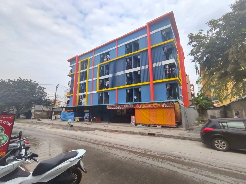For SaleBusinesses for saleLadprao101, Happy Land, The Mall Bang Kapi : Dormitory for sale, new building, Apartments 75 rooms # near Rattana Bundit University (RBAC), walking distance 400 meters