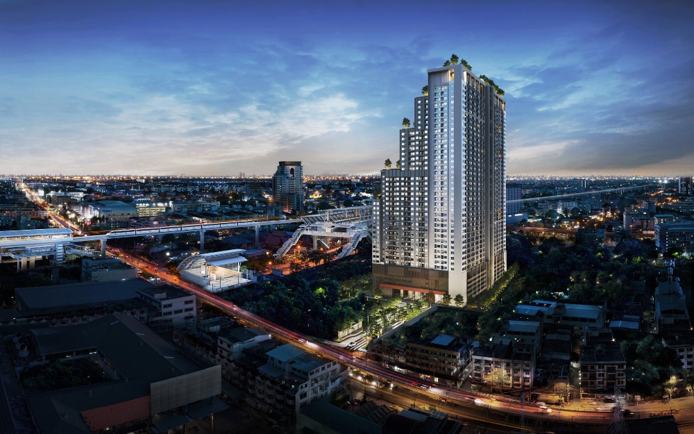 ขายดาวน์คอนโดรามคำแหง หัวหมาก : เดอะ ลิฟวิ่น รามฯ 1-bed plus ห้องริม ชั้น 20 มีสวนเล็ก หันหน้าไปทิศใต้ เกือบติดรถไฟฟ้า แยกลำสาลี
