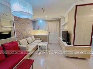 For RentCondoRama9, Petchburi, RCA : RENT !! Condo Lumpini Place, MRT Rama 9, 1 Bed, Tower A, Floor 16, 37 sq.m., 12,000 Baht