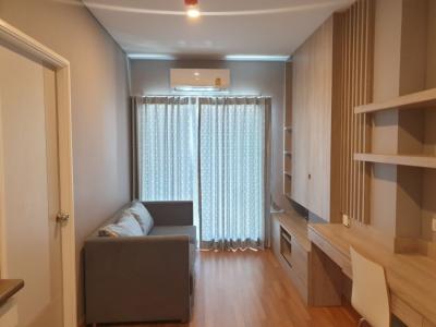 For RentCondoRama3 (Riverside),Satupadit : For rent 🎈🔥 beautiful room, 19th floor, built-in whole room, Lumpini Place Ratchada-Sathu project