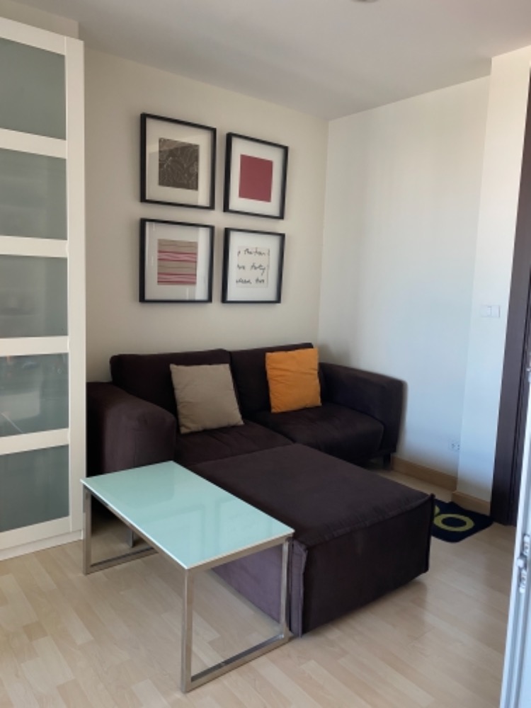 For SaleCondoRatchadapisek, Huaikwang, Suttisan : Rhythm Ratchada 1 bedroom condo for sale, in mint condition (renovated Aug 2022), 0 meter from MRT