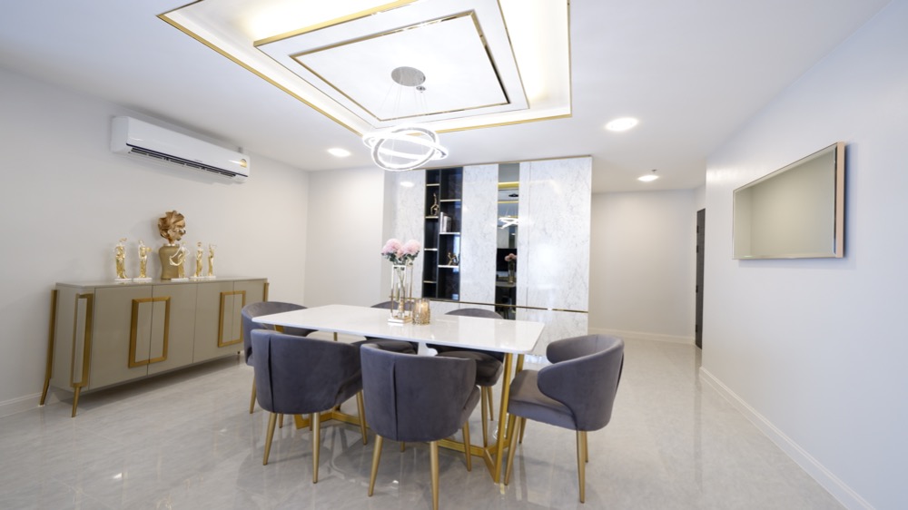 For SaleCondoRama9, Petchburi, RCA : Speedy SALE! Belle Grand Rama 9 Condo 4 bedrooms Duplex in very high floor Developer’s collection unit