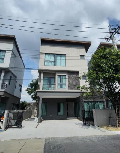 For RentTownhouseNawamin, Ramindra : ✅   Semi-Detached House for rent Baan Klangmueng The Edition Rama 9-Krungthep Kreetha, full furnished