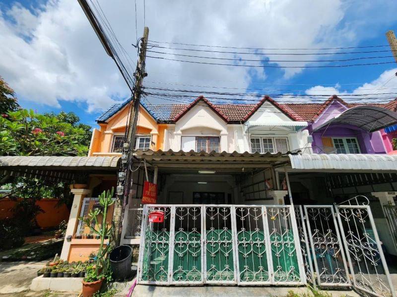 For RentTownhouseBangna, Bearing, Lasalle : Available for rent, Kanya House Village 3, Bearing 34, Soi Dan Samrong 62, 3-bedroom type.