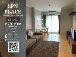 For SaleCondoPattanakan, Srinakarin : ◦°•♛•°◦ S00029 Condo for sale, Lumpini place srinakarin huamark, selling below the market price, high floor, beautiful view, one room, call 092-392-1688 (Pui)