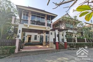 For SaleHouseSriracha Laem Chabang Ban Bueng : House for sale, Lanna style pool villa, Tarapura, on the edge of Nong Kho Reservoir. Near the airport, a small, luxury house in the heart of Sriracha.