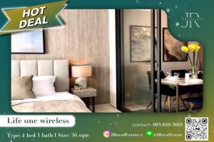 For RentCondoWitthayu, Chidlom, Langsuan, Ploenchit : 💐FOR RENT💐 Life one wireless, beautiful room, good view, ready to move in, ready to move in !!!