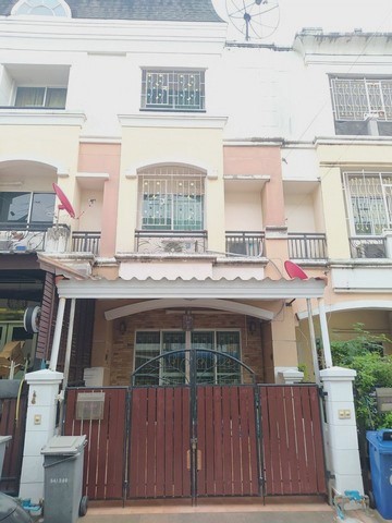 For RentTownhouseEakachai, Bang Bon : RTJ1262 3-storey townhome for rent, Prinlak Village, Ekachai, Bangbon, Soi Ekachai 87/1, near Rama 2 Road.