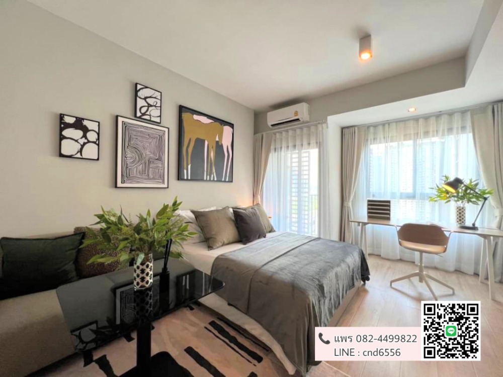 For SaleCondoRama9, Petchburi, RCA : ✨ Reserve 10,000 baht, move only ⚜️ Ideo Rama 9-Asoke, fully furnished, area 26.42 sq m, price 3,790,000 baht Prae 0824499822 Line: cnd6556
