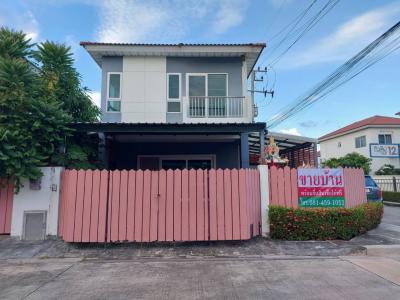 For SaleHouseMahachai Samut Sakhon : House for sale, behind the corner, peaceful, shady, complete addition, Supalai Bella Rama 2-Phanthainorasing, size 39.2 sq m.