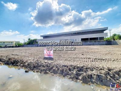 For SaleLandSamut Prakan,Samrong : Land for sale, already filled, next to the road, in the area of Wat Laem Phapha, Wat Yai, Suksawat, in Khlong Bang Pla Kot. Phra Samut Chedi: near Tassanee University 2: 2 rai : WR-91211
