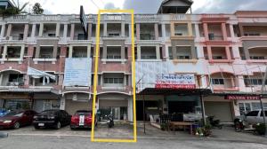For SaleShophousePattaya, Bangsaen, Chonburi : Commercial building for sale, Pattaya, Bang Lamung, size 19.60 square wah, next to Chaiyaphon Withi Road. Suitable for trading or living