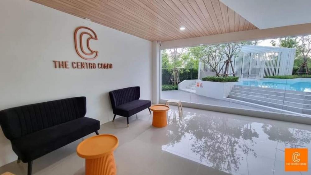 For SaleCondoPattaya, Bangsaen, Chonburi : New condo for sale, 1st hand The centro condo Bangsaen, golden location, convenient to travel in and out of many routes Adjacent to Park In Market, near Burapha University, behind Laem Thong Department Store near Bangsaen beach worth the investment