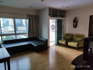 For RentCondoRama9, Petchburi, RCA :  For rent, P.G. Rama9 Condo 2Bedroom 2Bathroom (66 Sq.m.), high floor, near MRT RAMA9.