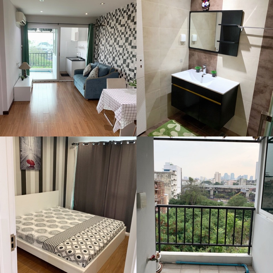 For SaleCondoLadprao, Central Ladprao : 💥💥 Urgent sale, Ables Condo, 6th floor, Building B, room, good location, good feng shui, condo next to the train, convenient transportation, clear, no building blocking